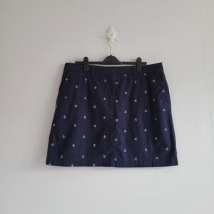 ☀️L.L. Bean Anchor Mini Skirt